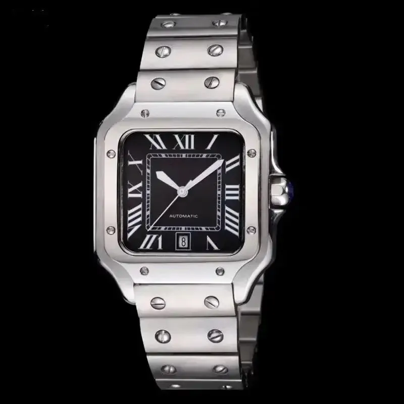 Leather 904L Stainless Steel- Bezel Unisex