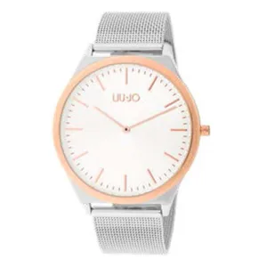 Liu Jo Watches Men Best Deal White 41mm Quartz Bicolor Pvd Gold Bicolor Pink Tlj1799