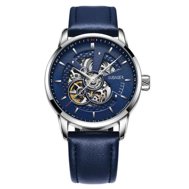 LIVENS Automatic Leather Watch