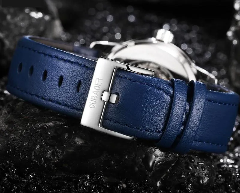 LIVENS Automatic Leather Watch