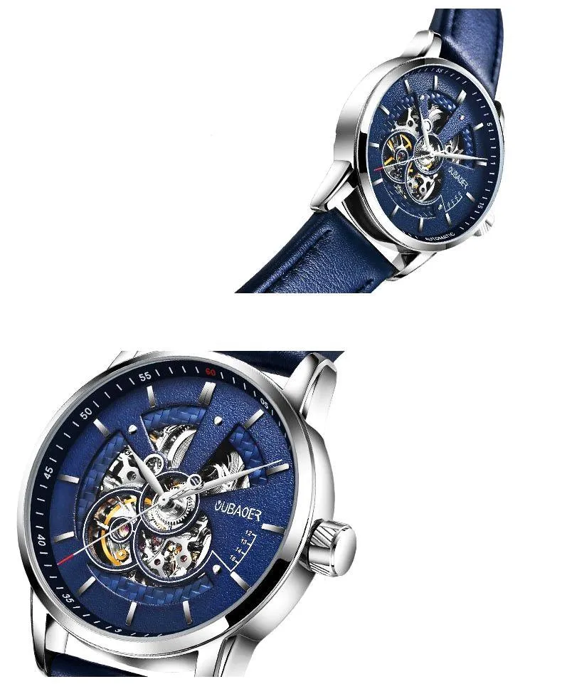 LIVENS Automatic Leather Watch