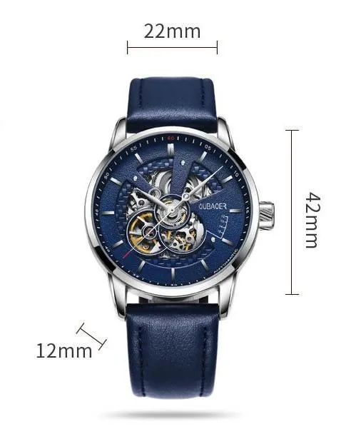 LIVENS Automatic Leather Watch