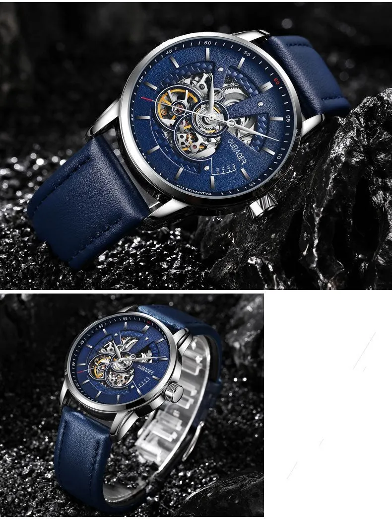 LIVENS Automatic Leather Watch