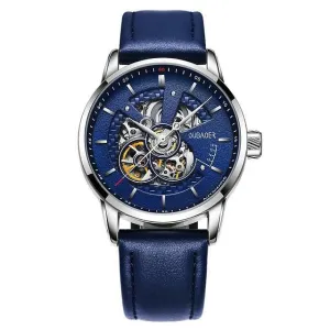 LIVENS Automatic Leather Watch