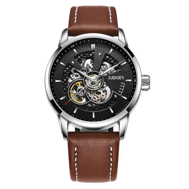 LIVENS Automatic Leather Watch