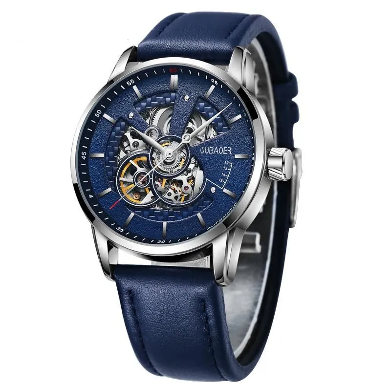 LIVENS Automatic Leather Watch