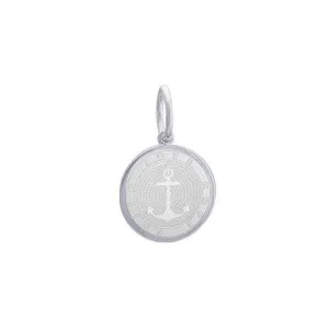LOLA Compass Rose Pendant - Alpine White