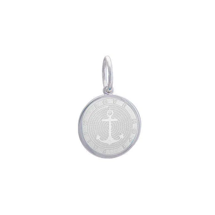 LOLA Compass Rose Pendant - Alpine White