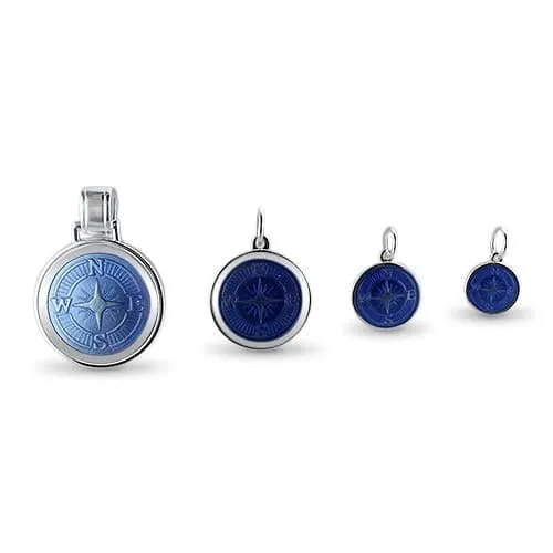 LOLA Compass Rose Pendant - Alpine White