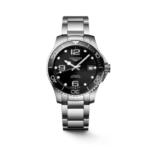 Longines HydroConquest 39mm Black Dial Steel Men's Watch L37804566