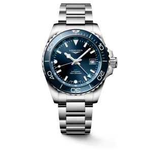 Longines HydroConquest GMT 41mm Blue Dial Steel Men's Watch L37904966
