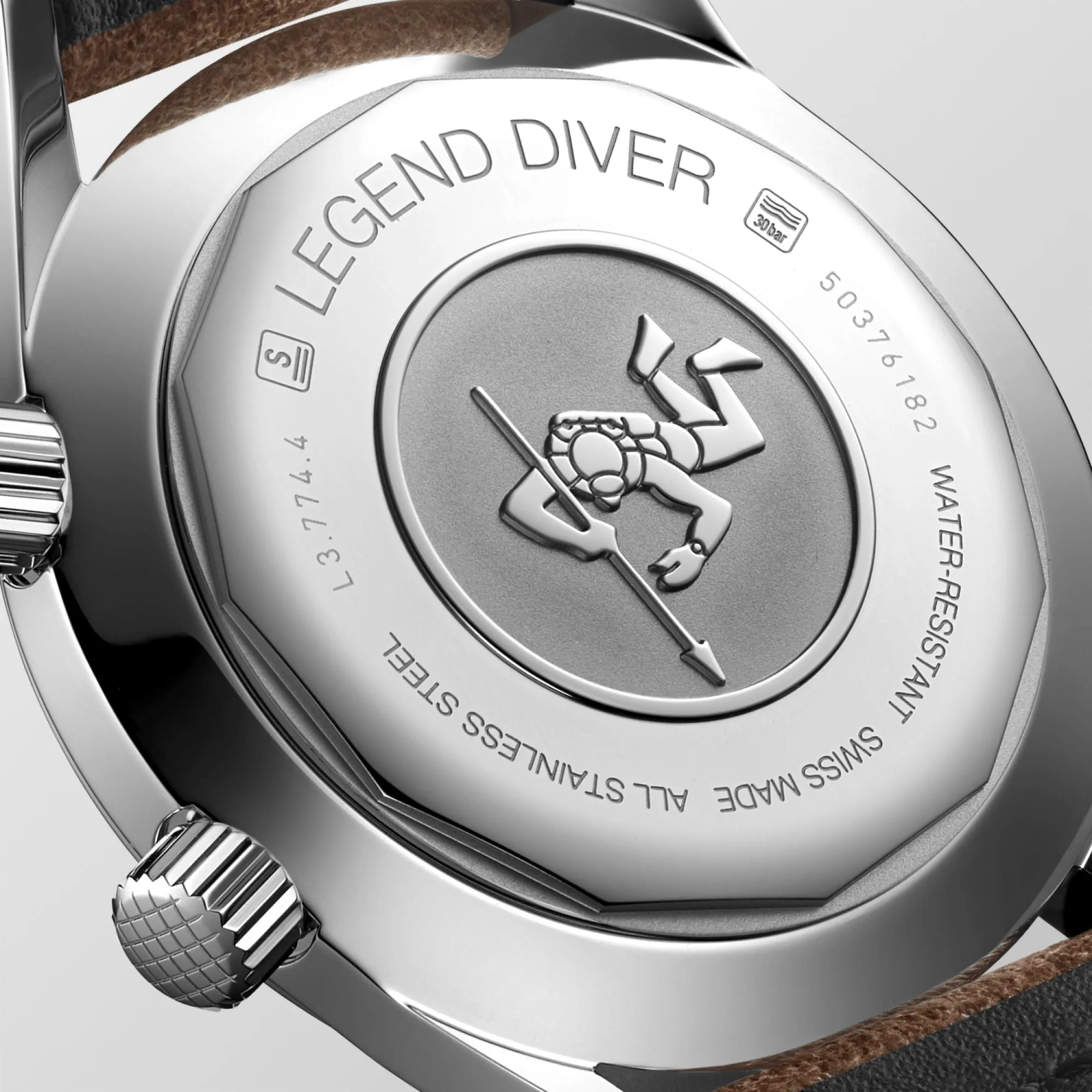 Longines Legend Diver 42mm Brown Dial Men's Watch L37744602