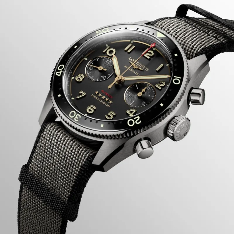 Longines Spirit Flyback Chronograph Titanium - L3.821.1.53.2