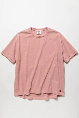 Loose Fit Relax T-Shirt - Pink Organic Cotton Pile