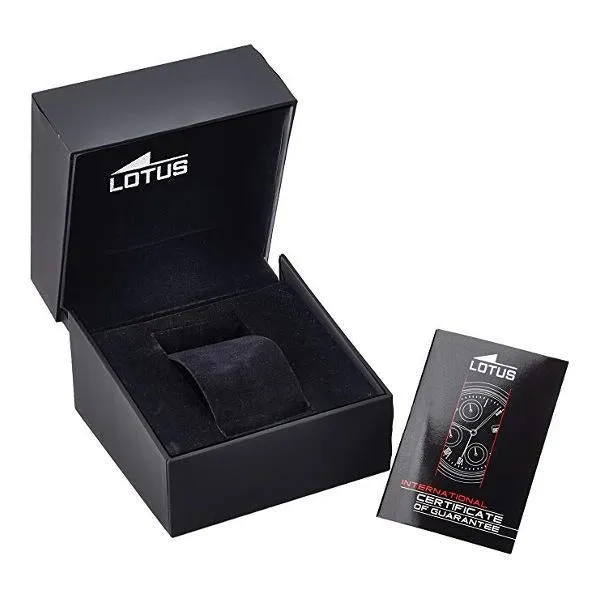 Lotus L50009/1 Men's Black Smartime Watch