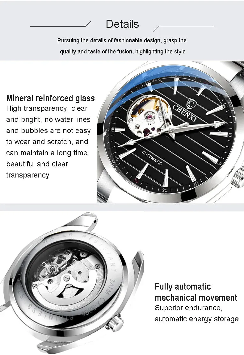 Luxury Fashion Mechanical Automatic Wristwatches