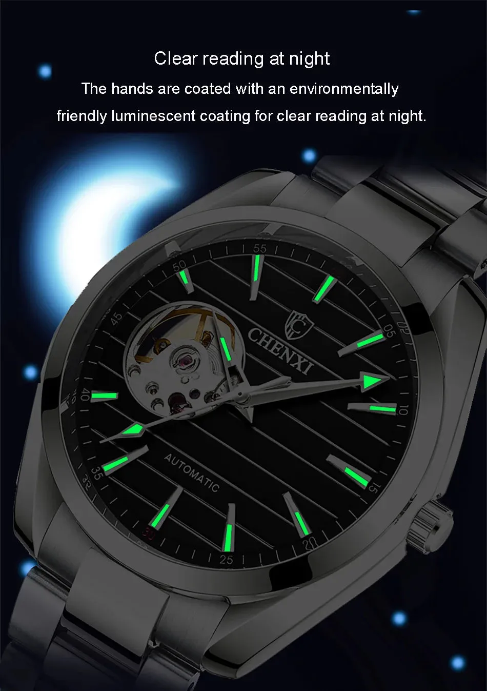 Luxury Fashion Mechanical Automatic Wristwatches