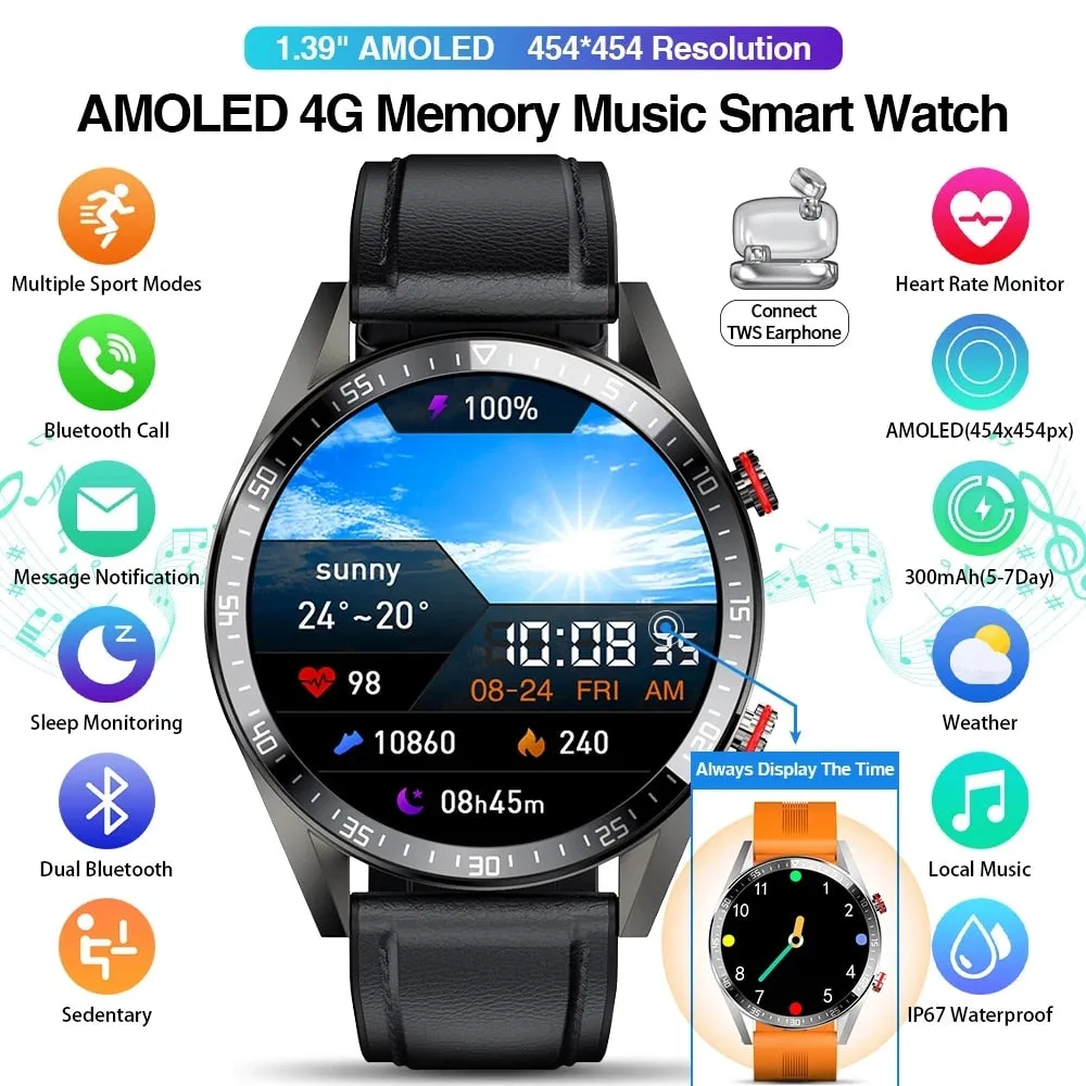 Man New Bluetooth Watch for Android