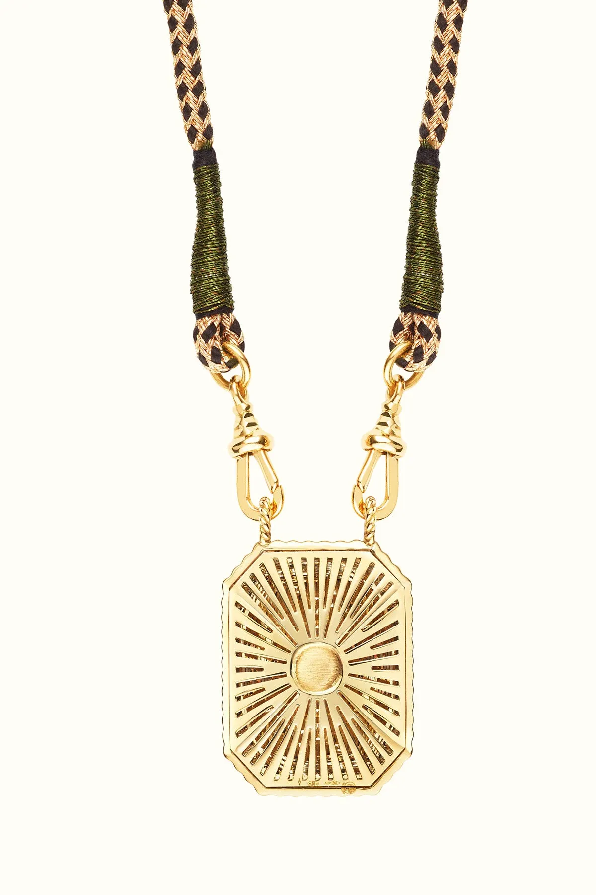 MARIE LICHTENBERG | 18K GOLD MIINI CLOVER SCAPULAR
