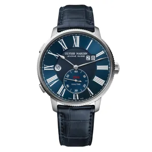 MARINE TORPILLEUR DUAL TIME 44MM STEEL