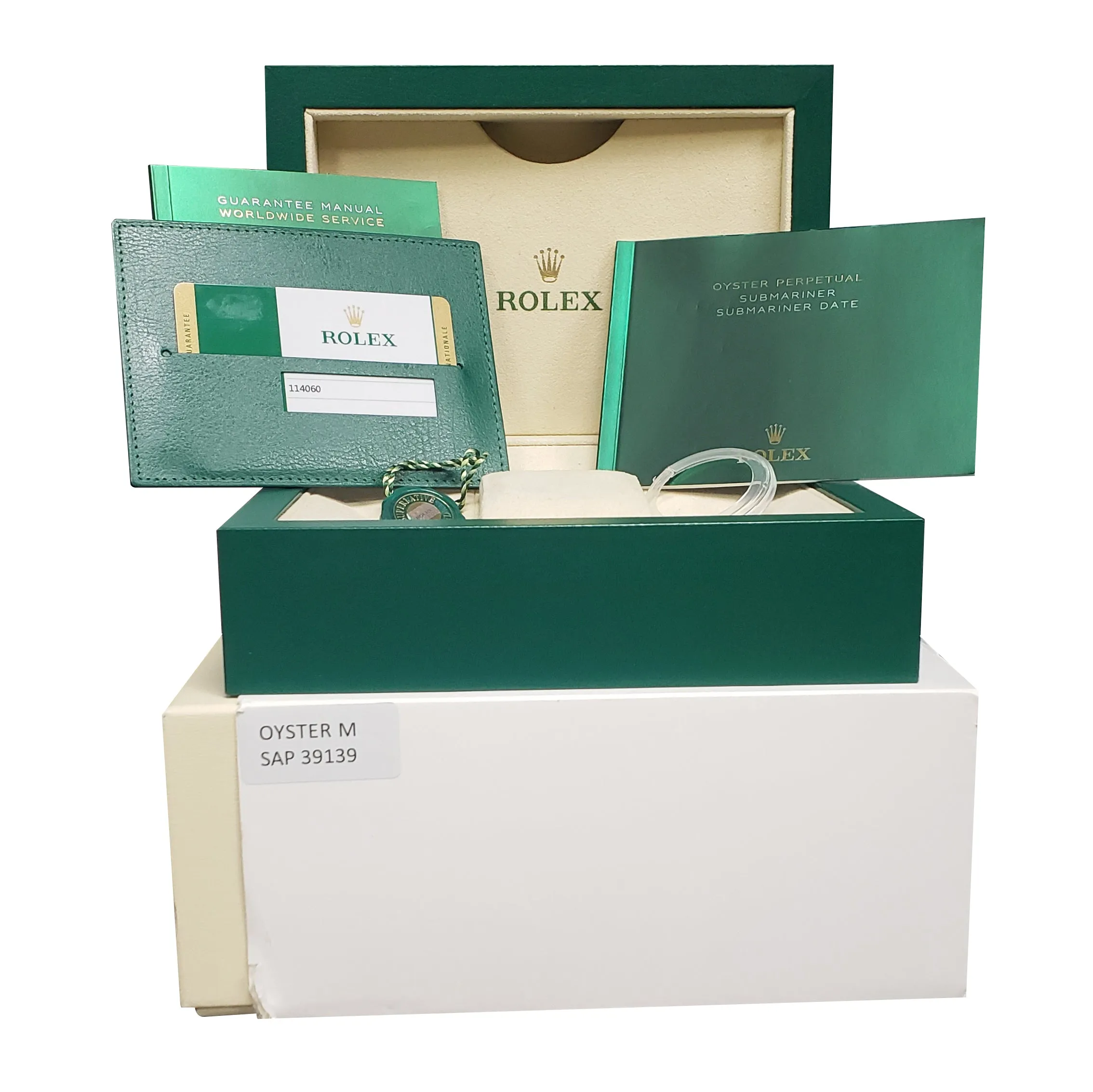 MAY 2019 UNPOLISHED Rolex Submariner No-Date Stainless Steel 40mm Watch 114060