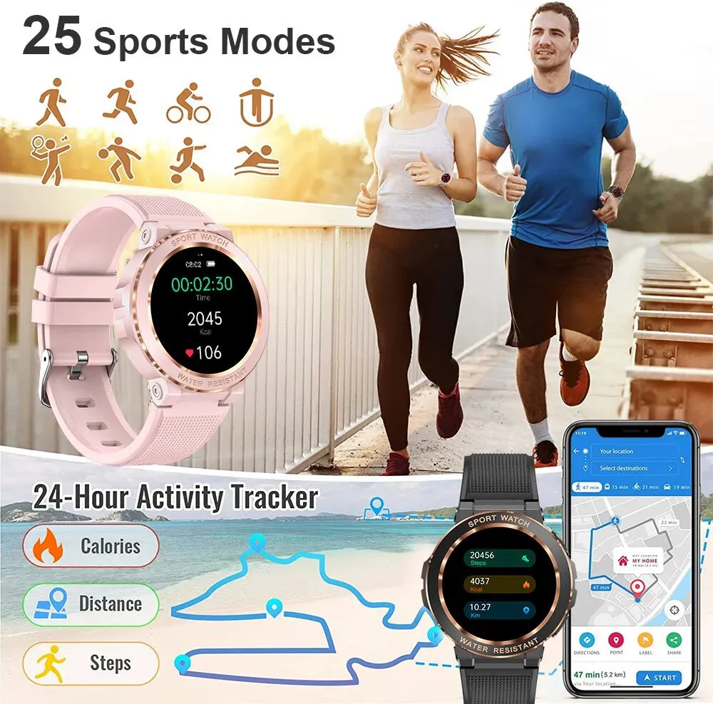 MELANDA Sport Smart Watch Women Bluetooth Call Smartwatch IP68 Waterproof Activity Tracker Heart Rate for Xiaomi IOS Android M60