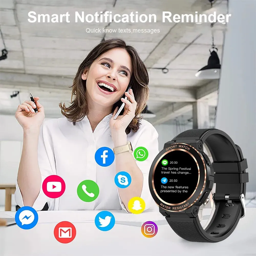 MELANDA Sport Smart Watch Women Bluetooth Call Smartwatch IP68 Waterproof Activity Tracker Heart Rate for Xiaomi IOS Android M60
