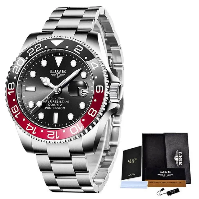 Men Sport Watches 30ATM Waterproof Date Clock