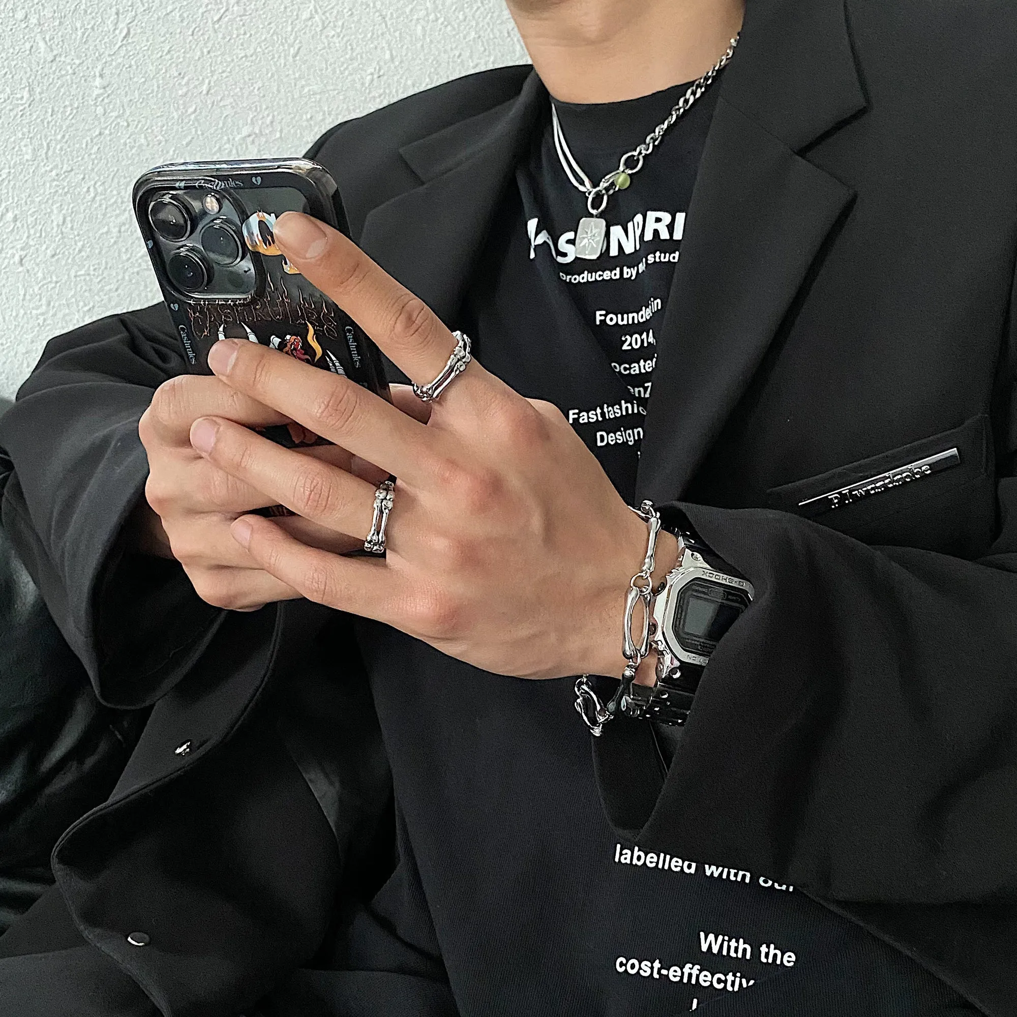 Metal Bone Ring