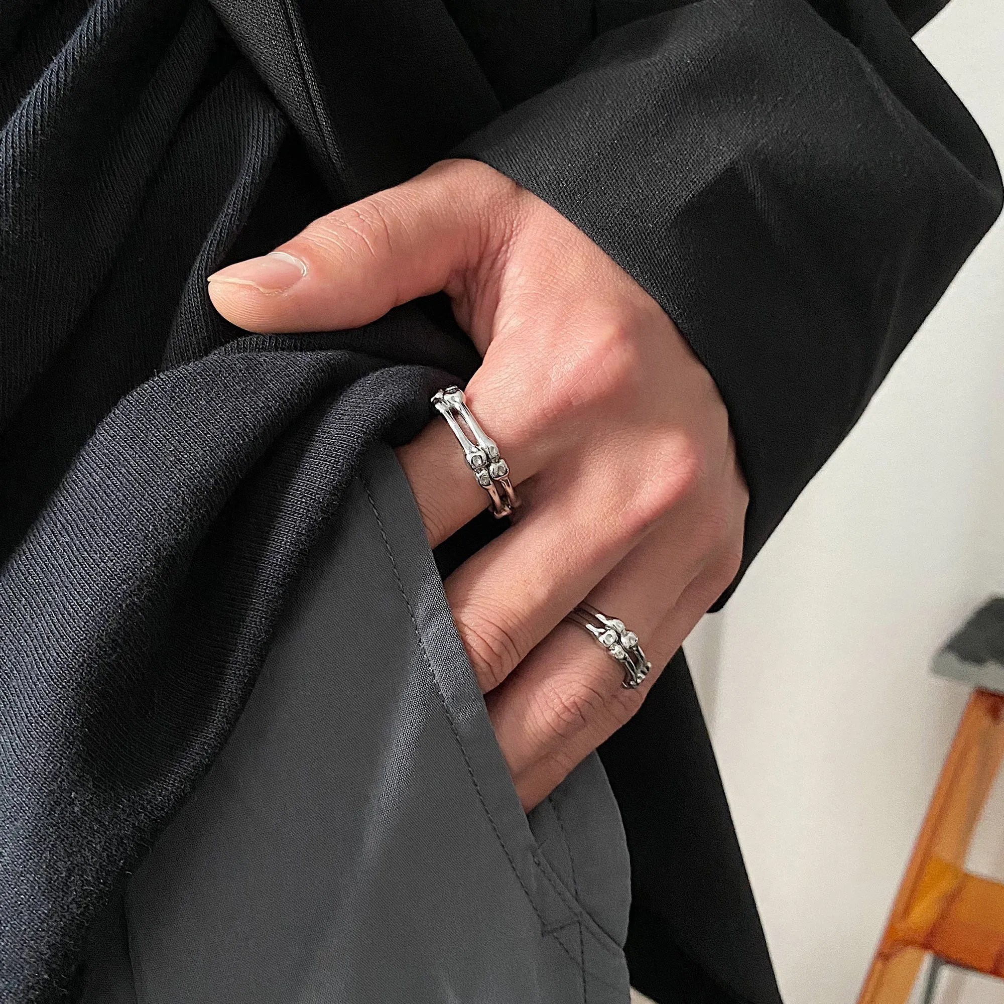 Metal Bone Ring