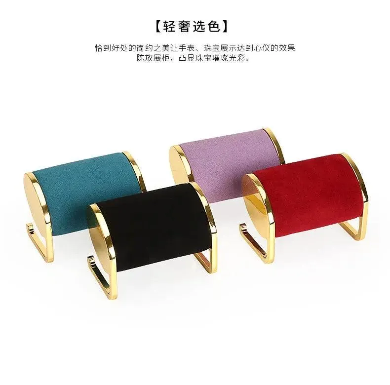 Metal Fiber Jewelry Display T-bar Watches Holder Bracelet Window Show Organizer Home Shop Jewelry Photo Props