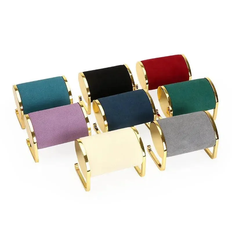 Metal Fiber Jewelry Display T-bar Watches Holder Bracelet Window Show Organizer Home Shop Jewelry Photo Props
