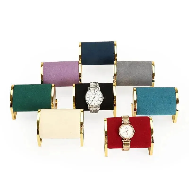 Metal Fiber Jewelry Display T-bar Watches Holder Bracelet Window Show Organizer Home Shop Jewelry Photo Props