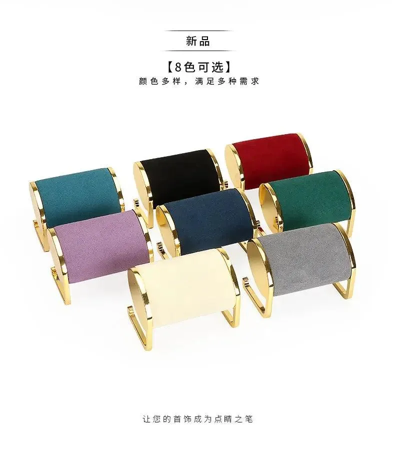 Metal Fiber Jewelry Display T-bar Watches Holder Bracelet Window Show Organizer Home Shop Jewelry Photo Props