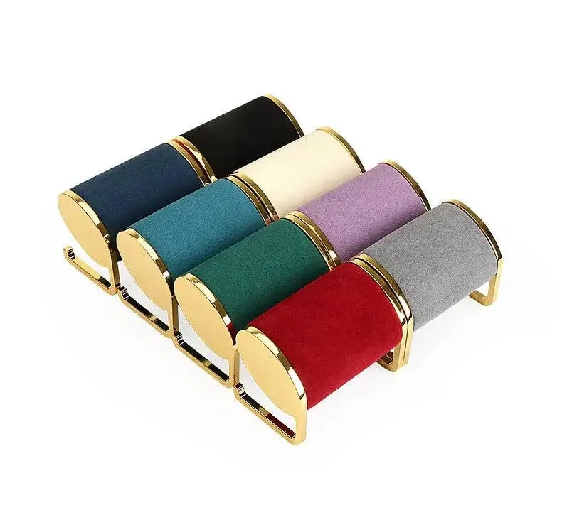 Metal Fiber Jewelry Display T-bar Watches Holder Bracelet Window Show Organizer Home Shop Jewelry Photo Props