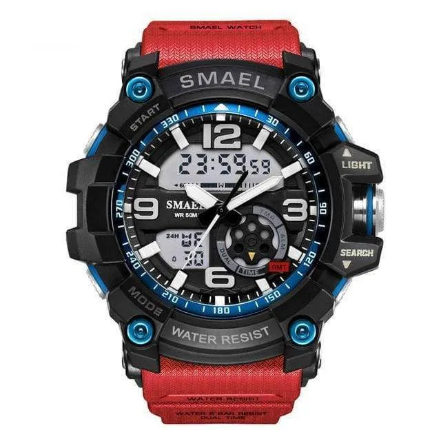 Military Army Wristwatch LED Quartz