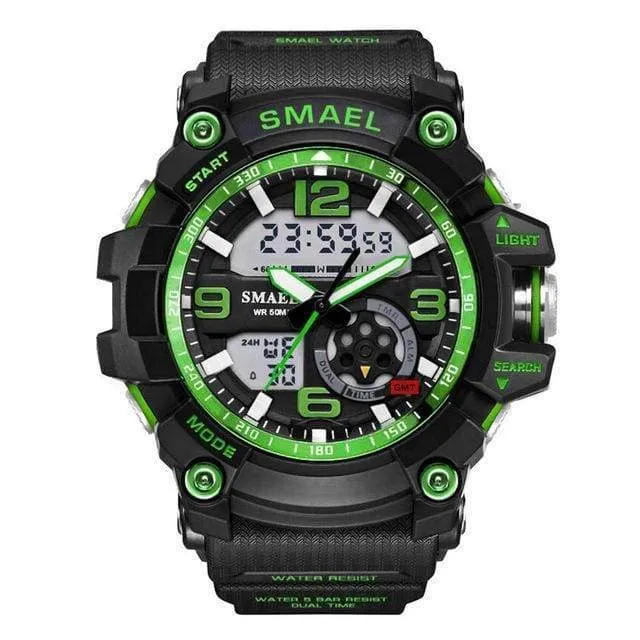 Military Army Wristwatch LED Quartz