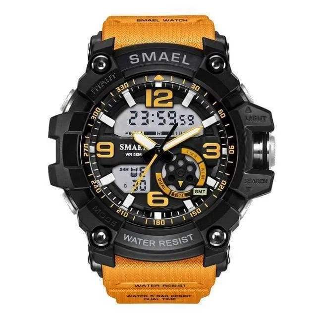 Military Army Wristwatch LED Quartz