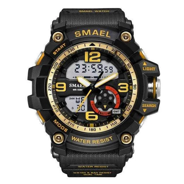 Military Army Wristwatch LED Quartz