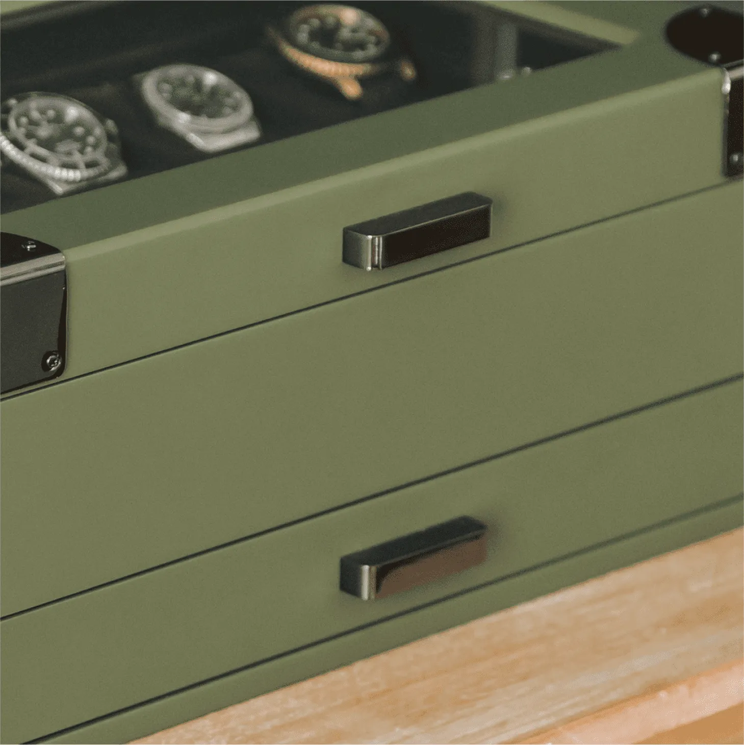 Military Modular Watch Box - 10 Slot by Case Elegance