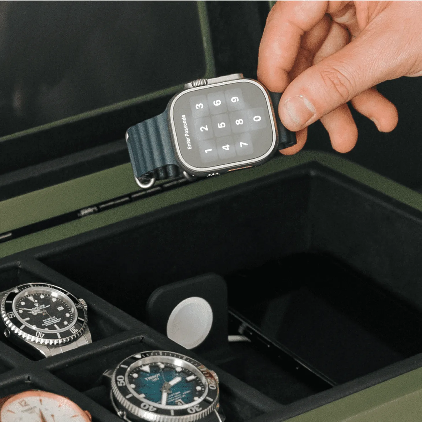 Military Modular Watch Box - 10 Slot by Case Elegance
