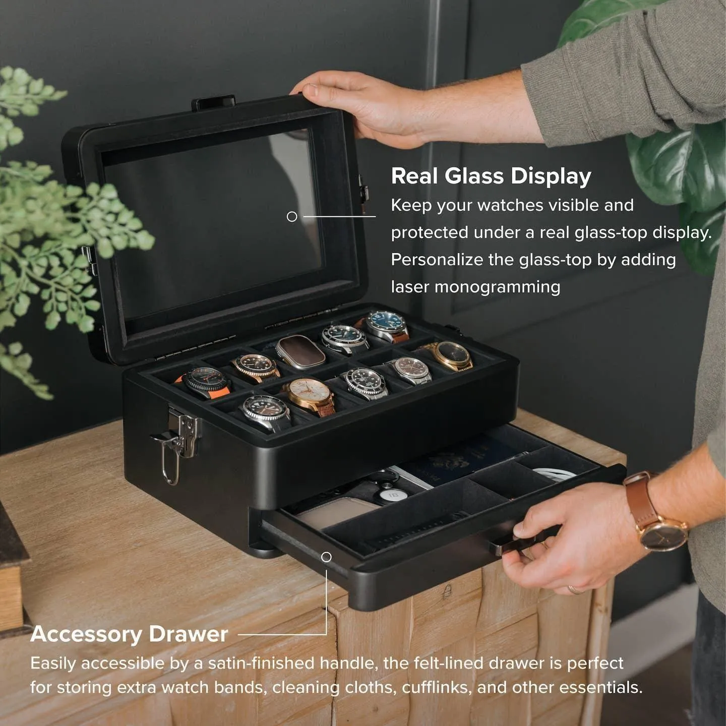 Military Watch Box | Black