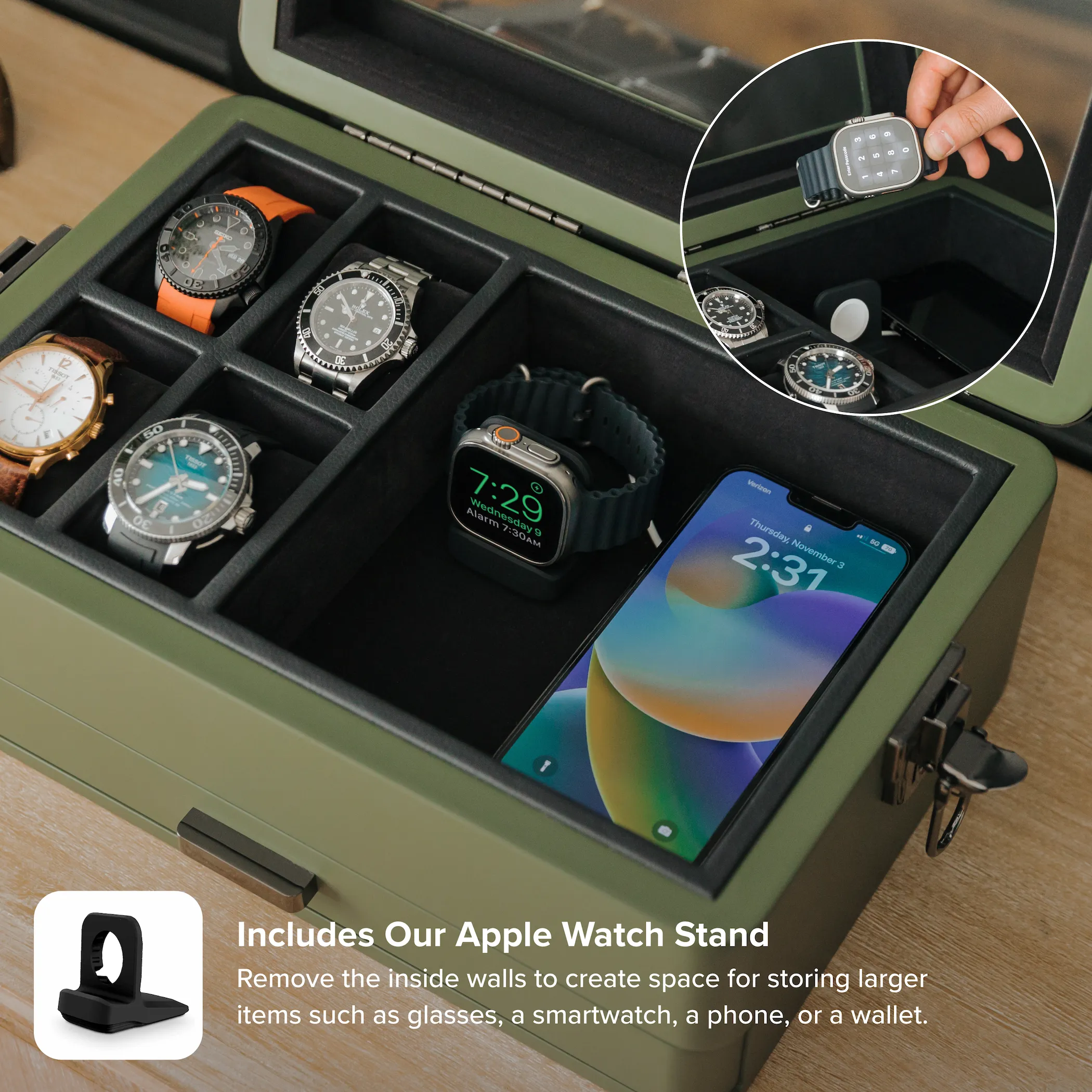 Military Watch Box | Green