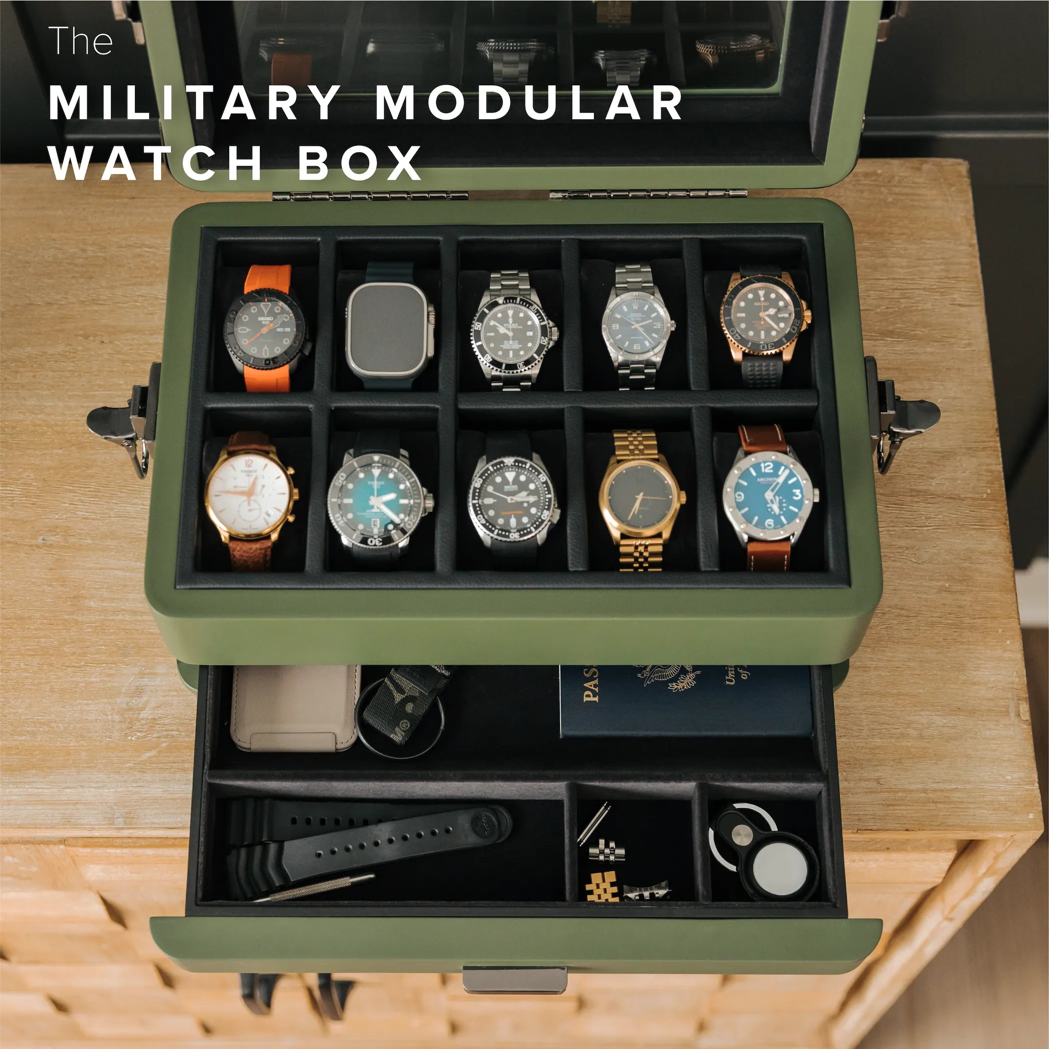 Military Watch Box | Green