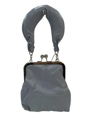 Mini Crossbody Bag With Top Handle - Blue