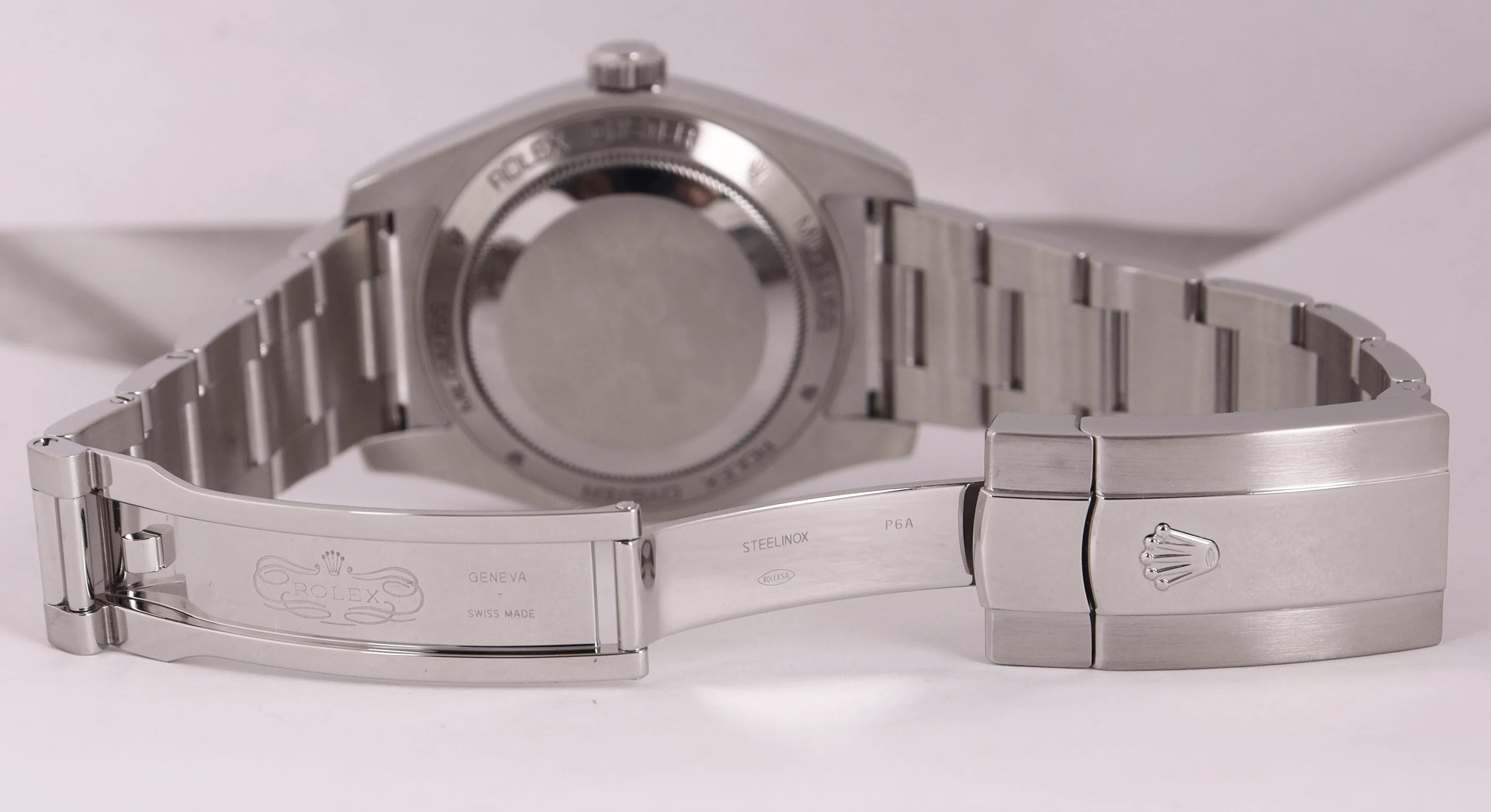 MINT 2014 Rolex Milgauss Black Dial Orange 116400 40mm Stainless Steel Oyster