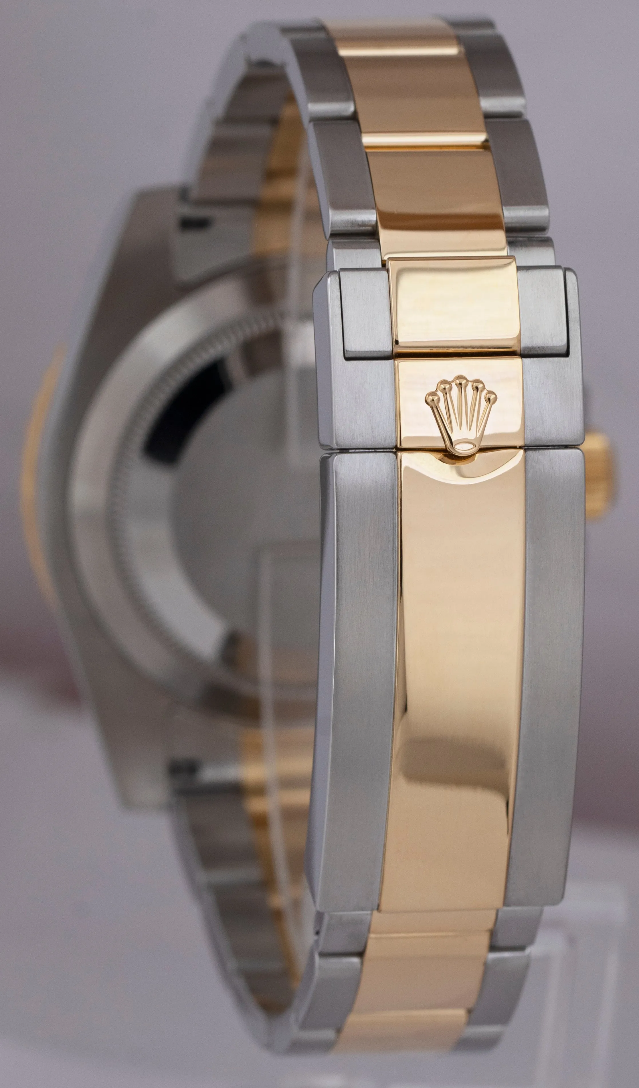 MINT 2016 Rolex Submariner Date Ceramic Two-Tone Gold Blue Watch 116613 LB B P