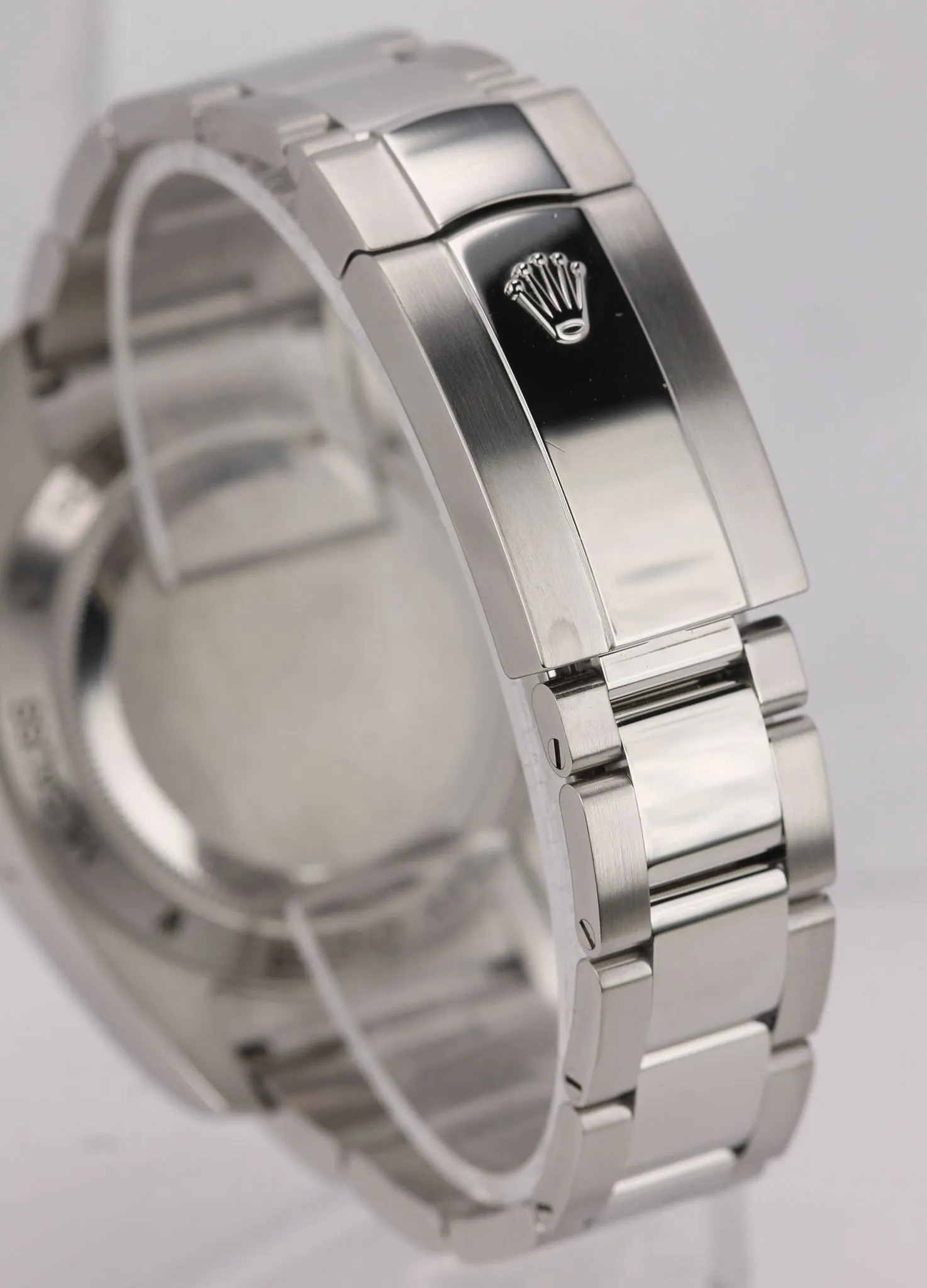 MINT 2019 Rolex Milgauss Z-Blue Green Anniversary 116400 GV Stainless Watch