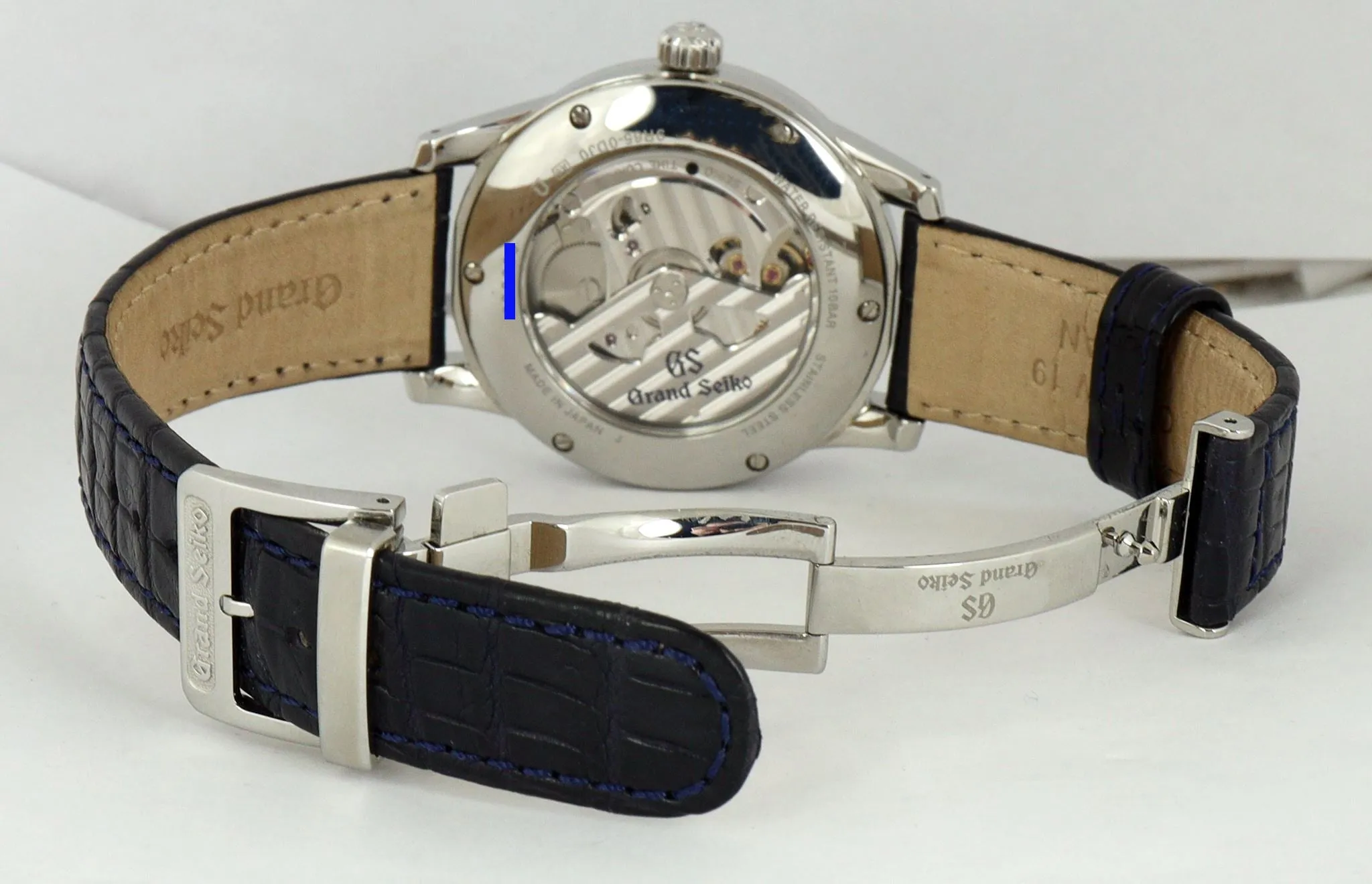 MINT 2020 Grand Seiko Snowflake Elegance Blue 40mm SBGA407 Stainless Steel Watch