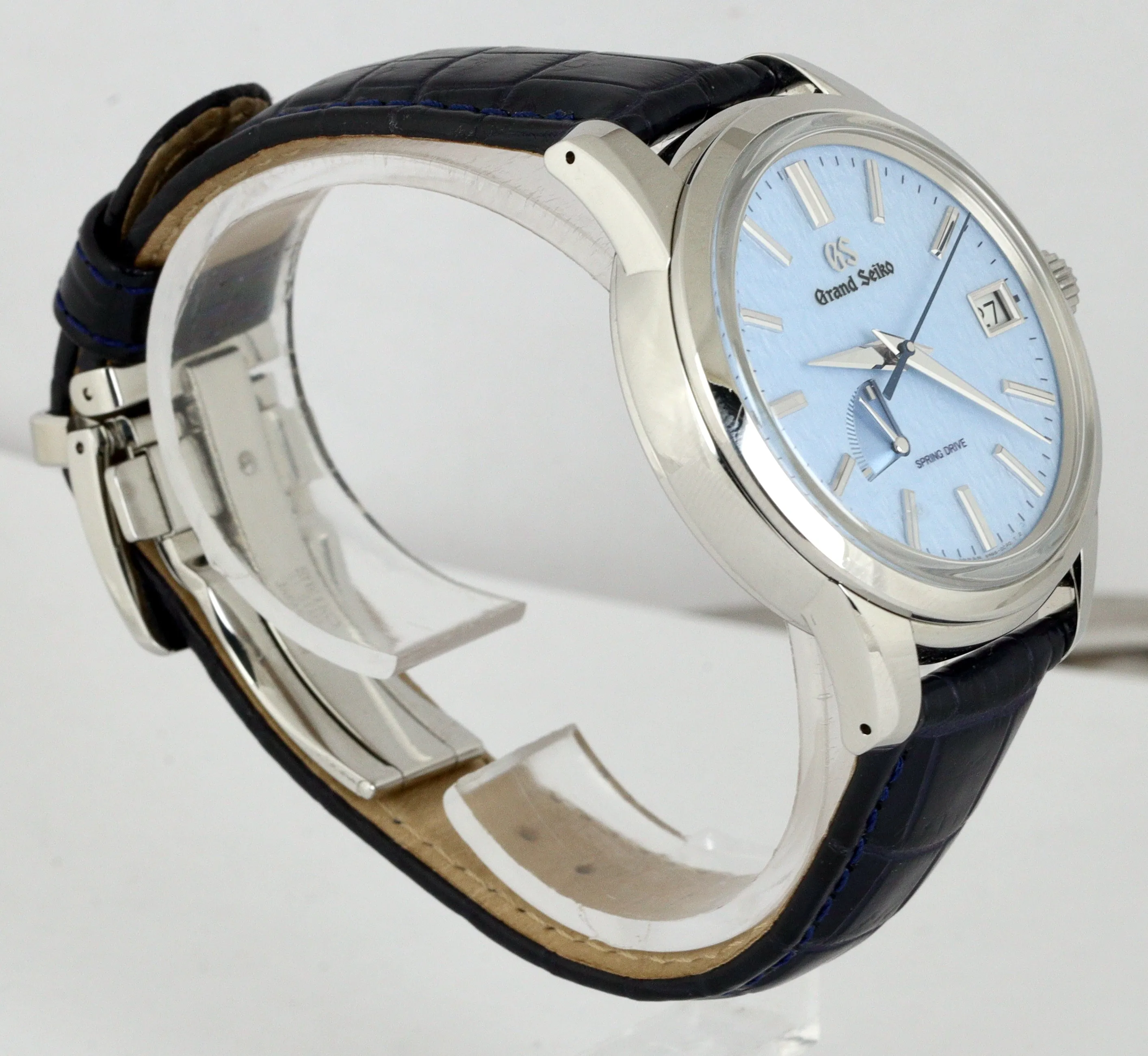 MINT 2020 Grand Seiko Snowflake Elegance Blue 40mm SBGA407 Stainless Steel Watch